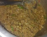 A picture of step 1 of Qeema Samose.