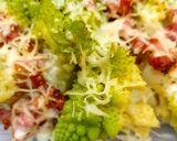 Une image de l'étape 3 de Chou romanesco façon Carbonara.