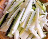 Hình bước làm 3 của món Cật Heo Xào Bí Ngòi