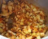 A picture of step 6 of Dal Lauki.
