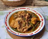 Foto langkah ke 5 dari resep Gulai Sotong |Campur Tahu & Kacang Panjang|.