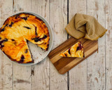 Foto del paso 11 de la receta: Tarta de yogur griego con arándanos