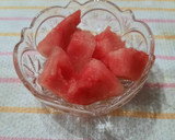 Foto del paso 1 de la receta: Compotera refrescante (sandía, melón, arándanos)