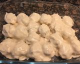A picture of step 13 of Stuffed Eggs with Meat, Gratinated with Bechamel.