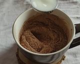 A picture of step 3 of Double Chocolate Muffin In A Mug | Easy Mug Recipe.