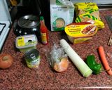 A picture of step 1 of Vegan Tacos with Textured Soy Protein.