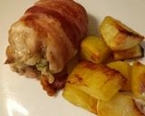 A picture of step 3 of Sage and onion stuffed chicken thighs.