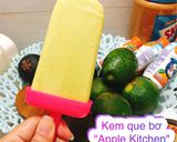 Hình bước làm 4 của món Kem que bơ vị chanh