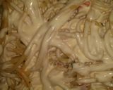 Foto del paso 7 de la receta: Espaguetis con queso y crema de leche