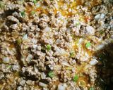 A picture of step 1 of Taco Spaghetti.