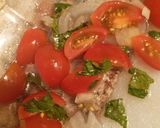 Foto del paso 4 de la receta: Mini lasaña, y ensalada de tomate cherry, cebolla y albahaca!😁😘