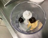 A picture of step 3 of Apricot, Black Garlic, and Parmesan Salad Dressing.