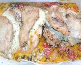 Caprese csirkemell recept fázis 3 fotója