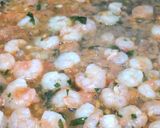 Foto del paso 1 de la receta Espinacas con gambas y guisantes