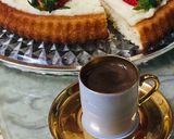 صورة لخطوة 5 من وصفة بسبوسة القشطة