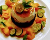 A picture of step 9 of No Bake Oreo Mango Cake.
