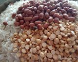 A picture of step 2 of Poha chivda.