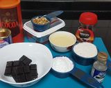 A picture of step 1 of Brownie cake.