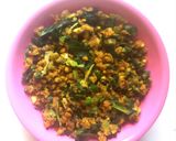 कांदा पात झुणका (Kanda Pat Zunka Recipe In Marathi) रेसिपी स्टेप 3 फोटो 