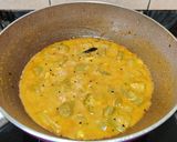 A picture of step 6 of Jhinge posto.