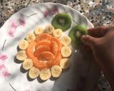 A picture of step 2 of Winter Fruit Salad.