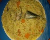 A picture of step 2 of Jollof spaghetti.