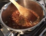 Une image de l'étape 5 de Sauce aux morilles,crème,oignon et vin rouge.