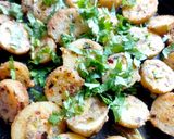 A picture of step 10 of Crispy cheese potato (baby potato with cornflour).