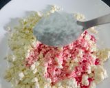A picture of step 3 of Roohafza Coconut Sandesh.