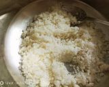 A picture of step 1 of Coconut healthy milky bar.