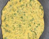 A picture of step 3 of Palak paratha.