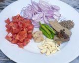 A picture of step 1 of Mix veggies pulao.