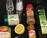 A picture of step 1 of Hummus.
