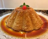 A picture of step 8 of Eggless Cornstarch Flan.