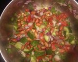 A picture of step 5 of Peanuts chaat.