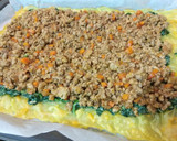 Foto del paso 4 de la receta: Rollo de patata, carne y espinacas