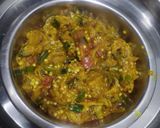 A picture of step 8 of Ringna no olo(kathiyawadi dhaba style).