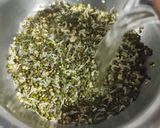 A picture of step 1 of Green Moong Chilla (Indian Moong Bean / Whole Moong Pancake).