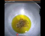 A picture of step 4 of Star Shape Bajra methi poori with aloo sabji.