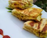 A picture of step 5 of Cheesy Paneer Kulcha.