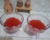 Foto langkah ke 7 dari resep Bubur Sagu Mutiara Merah Putih 🇮🇩❤️🤍 Kuah Santan Gurih Manis.