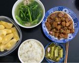Hình bước làm 3 của món Cá ngừ đại dương sốt me
