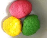 A picture of step 4 of Sweet colourful Custard mathari.