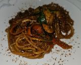 Foto del paso 8 de la receta: Espaguetis con Guanciale y verduras
