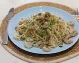 Foto del paso 5 de la receta: Tallarines Templados al Estilo Ceviche Cítrico de Marisco