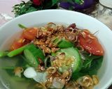 Foto langkah ke 3 dari resep 424.Sayur Bening Bayam Ketimun.