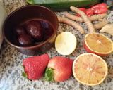 Une image de l'étape 2 de Jus betteraves fraises.
