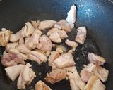 A picture of step 2 of Mild Thai green curry.