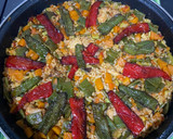 Foto del paso 6 de la receta: Paella de verduras y pollo aromático