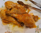 Foto del paso 6 de la receta: Jamoncitos de pollo en salsa de puerros, calabacín y manzana